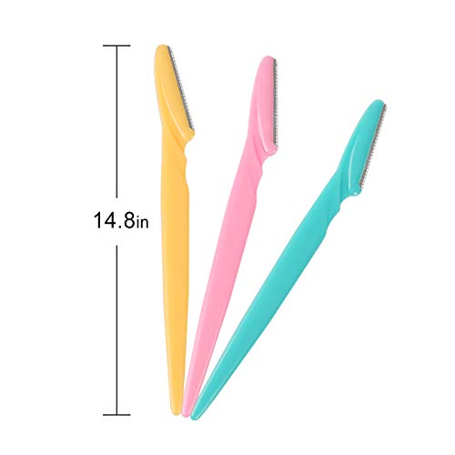 40pcs Eyebrow Razor for Women, Face Shaver Kit Dermaplaning Tool for Peach Fuzz Removal, Stainless Steel Blades with Protective Covers | Eyebrow Trimmer, Facial Hair Removal - Image 4