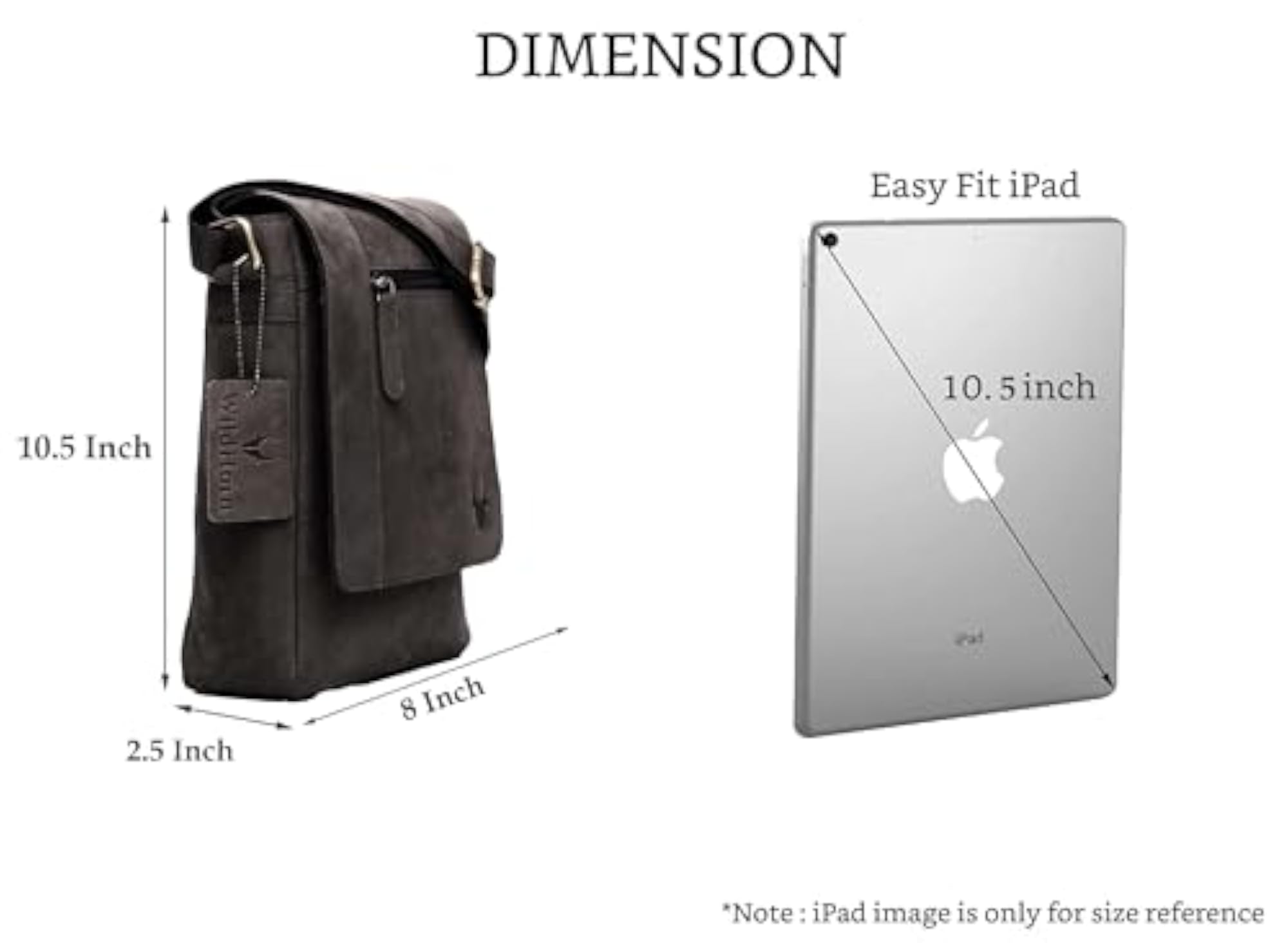 Men's Genuine Leather Side Bag, Stylish and Durable