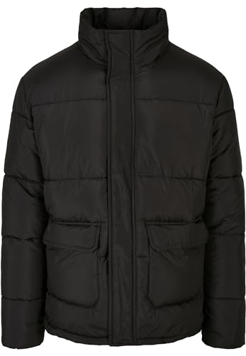 Urban Classics Herren Short Puffer Jacket Jacke, Black, M Urban Classics Herren Short Puffer Jacket Jacke, Black, M