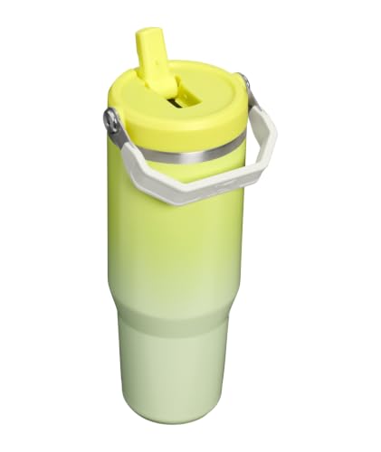 Image of STANLEY IceFlow 2.0 Flip Straw Tumbler with Handle 30 oz | Twist On Lid and Flip Up Straw | Leak Resistant Water Bottle | Insulated Stainless Steel | BPA-Free | Atomic Gradient