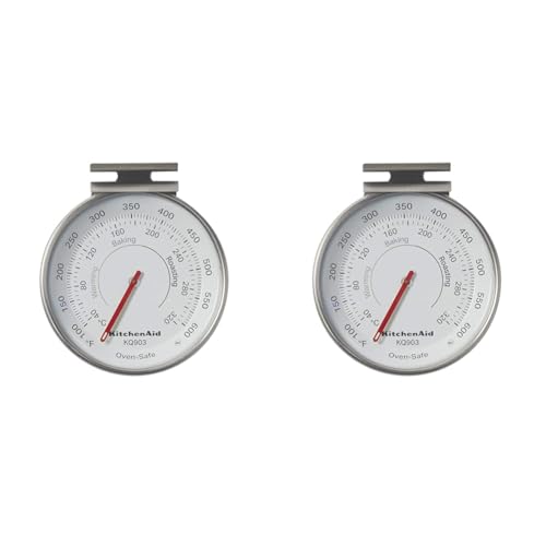 KitchenAid Adjustable Oven Temperature Gauge, 40°C to 320°C (Pack of 2)