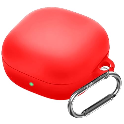 Image of Cocoonkart Soft Silicone Case Cover Compatible with Galaxy Buds Core (2025) (Red)