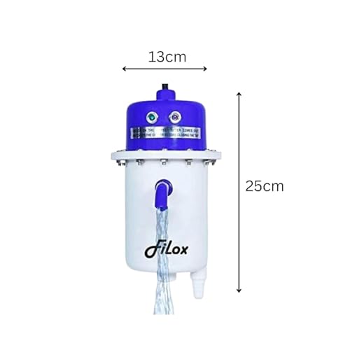 Image of FILOX Instant Water Geyser 3KW, 1 Litre | Portable Electric Water Heater | Copper Heating Element | ABS Shockproof Body | Auto Cut-Off Safety | Wall Mount Mini Geyser for Bathroom, Kitchen