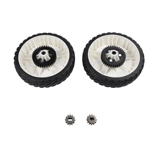 NINMORTH Rueda de transmisión de 8 pulgadas con rodamiento, para reemplazar la pieza 115-4695 138-3216, para modelos de reciclador 20332 20333 20334