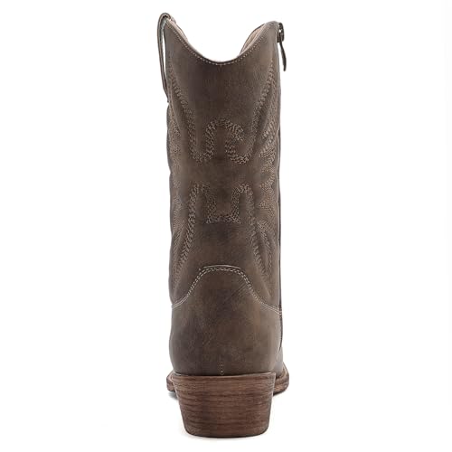 Women's Mid-Calf Western Style Boots  - image 8