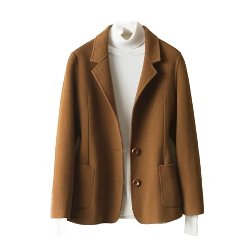 Women 100 Percent Wool Jacket Woolen Coat Winter Cashmere trench coat Slim wool coat