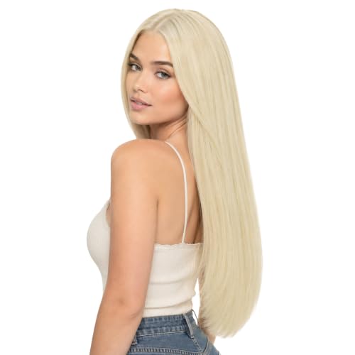 Image of Moresoo Injected Tape in Extensions Remy Human Hair Light Blonde 24 Inch