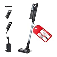 Hoover Akku-Staubsauger kabellos HF3 Pro Home mit 3L automatischer Staubentleerungs- & Ladestation, bis zu 60 Min. Laufzeit, HEPA13-Filter, Anti-Twist, Doppel-Kantenreinigung, Parkfunktion [HF350HP]