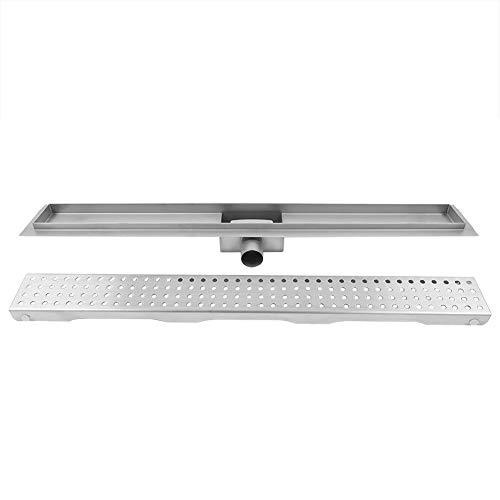 Bathroom Rectangle Shower Floor Rectangle Linear Grate Stainless Steel Shower Drain (Lateral Drainage)