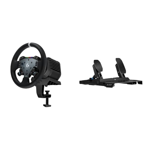 Logicool G ハンコン ペダル セット RS50 SYSTEM + RS PEDALS ［ GRS-CHSY-PSPC + GRS-PEDALS ］8 Nm ダイレクトドライブ ステアリング ホイール ロードセルブレーキ付き ペダル グランツーリスモ7 ハンドルコントローラー PS5 PS4 PC TRUEFORCE ゲーミングハンドル ゲームハンドル 国内正規品 2年間メーカー保証の商品画像（Amazon）