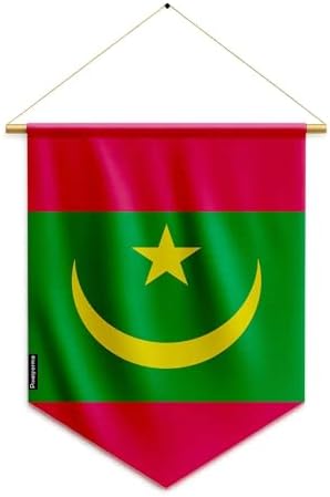 Pixelforma Banderín de Mauritania para colgar en poliéster, 30 x ...