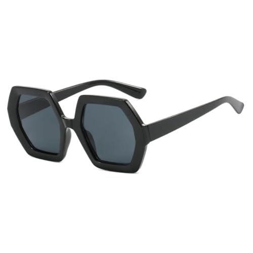 Lunettes de soleil hexagonales grand format pour éviter l'éblouissement