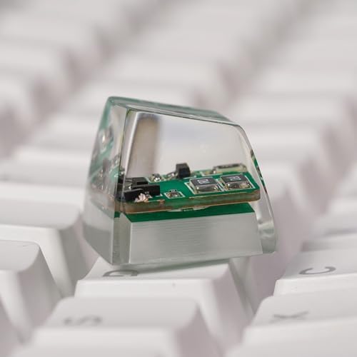 DATKEY Circuit Resin Artisan Keycaps - Cherry Profile, Aesthetic, Custom Designs - Circuit Gifts (DATKEY0773, SA) - 4