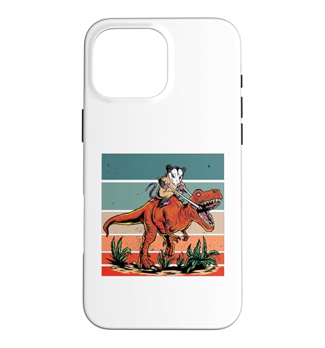 Opossum T-Rex Adventure Dinosaur Riding Wild Imagination �X�}�z�P�[�X iPhone 16 Pro Max �p