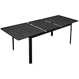 terrassen tische VIELSEITIGER GARTENTISCH: Der Ausziehtisch ist ideal zum Essen im Freien, für Partys und gesellige Treffen, für entspannte Weinabende, zum Spielen von Brettspielen mit Freunden und vielem mehr.