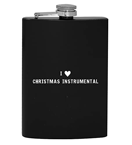 I Heart Love Christmas Instrumental - 8Oz Hip Drinking Alcohol Flask #TOP15