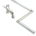 Produktbild Kurbelstange mit Gelenklagerplatte (52 x 22mm, 45°, 6-Kant Stift) (120cm, silber eloxiert)