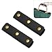 1 Pair Practical Leather Handbag Strap with Buckles Fashionable Handle Protector Sleeve for Commuting and Travel Business Trip Handle Wrap
