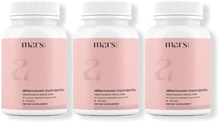 mars by GHC Akkermansia Muciniphila Capsules | Probiotic & Prebiotic Gut Support | 180 Capsules | Pack of 3