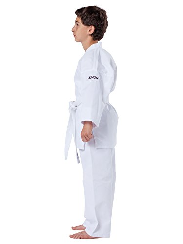Foto von Kwon Unisex Taekwondoanzug Clubline Tiger Anzug, Weiß, 170 EU