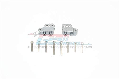Image of Element Enduro Sendero Trail Truck Upgrade Parts Aluminium Front Or Rear Suspension Link Mount - 2Pc Set Grey Silver