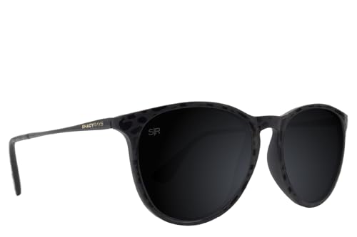Shady Rays Allure - Black Leopard/Smoke Lens Standard Fit