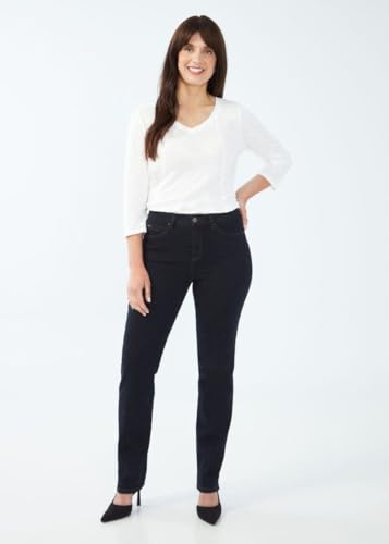 FDJ French Dressing Jeans Women's Classic Denim Straight Leg Jean, Olivia Slightly Curvy Fit, Midnight Blue2