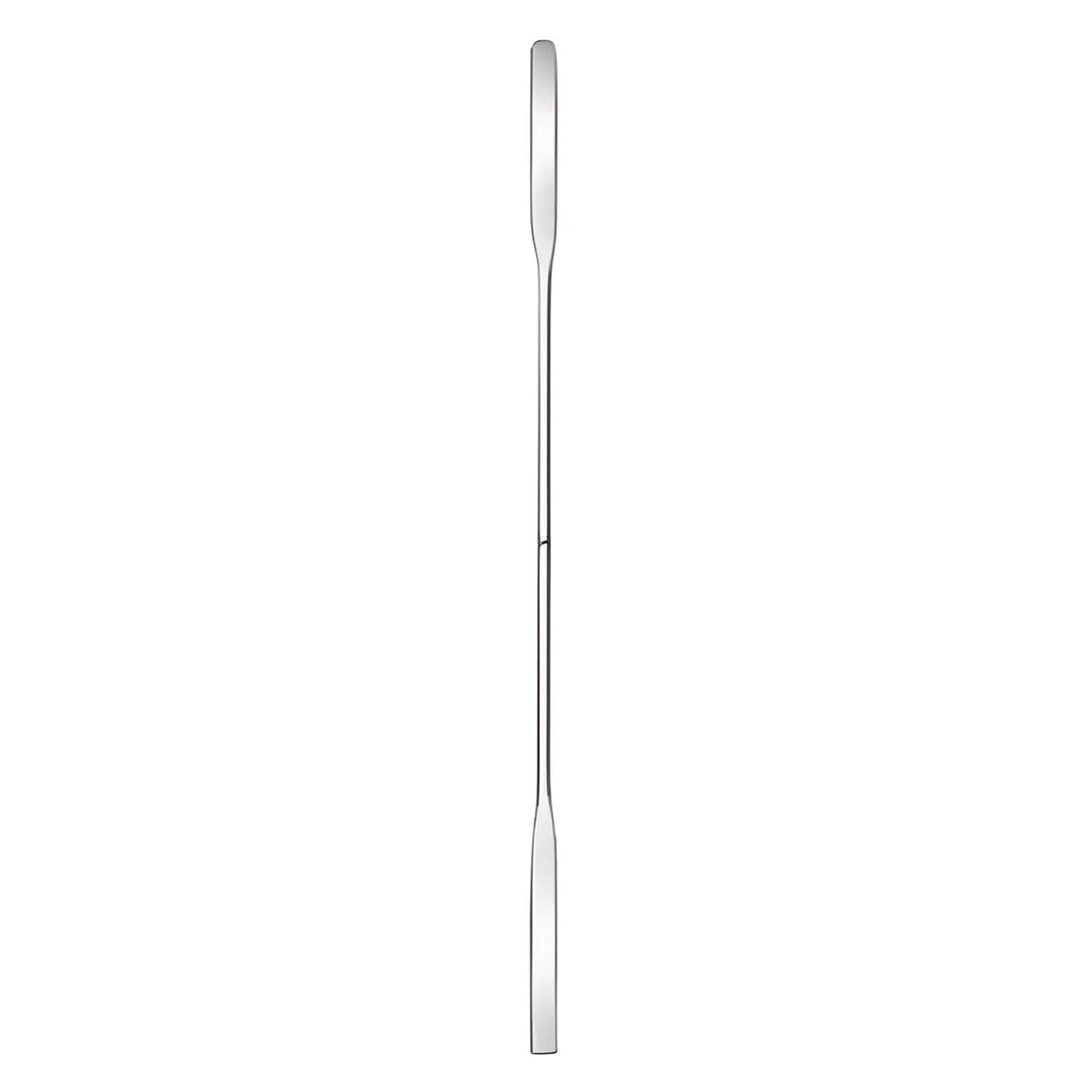 Hammacher Micro spatola doppia in acciaio inox 18/8, rivestita in PTFE, lunghezza 180 mm