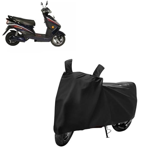 Image of Kerwa Waterproof Bike Cover Compatible with Okinawa Ridge Plus | Dust Proof, UV-Resistant, Mirror Pocket with Windproof Buckle Strap