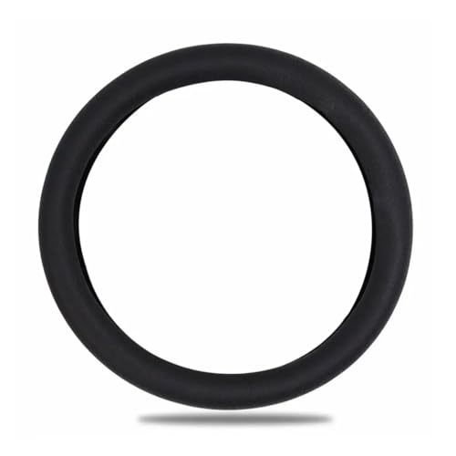 EIHI Silicone Nero Copri Volante Coprivolante Auto Universale - Accessori Auto Interno- Copertura Copri Sterzo Macchina Essenziali da 34 a 40cm Adatto