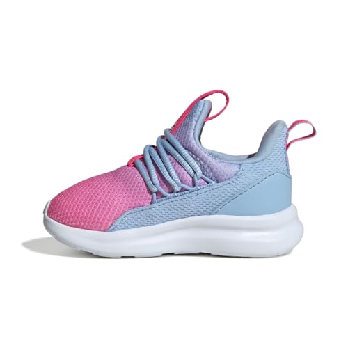 Image of adidas Unisex-Baby Lite Racer Adapt 7.0, Blue /Lucid Pink /White, 6