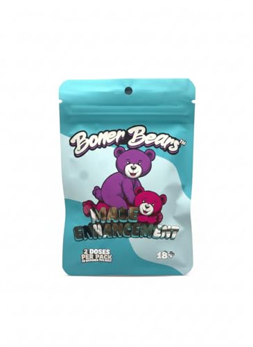 Bonar Bear Gummies 10 Pack Box Boost Gummies for Men Elite Test Gummies for Men Vegan Power Gummies Enhance Vitality & Stamina Natural Ingredients