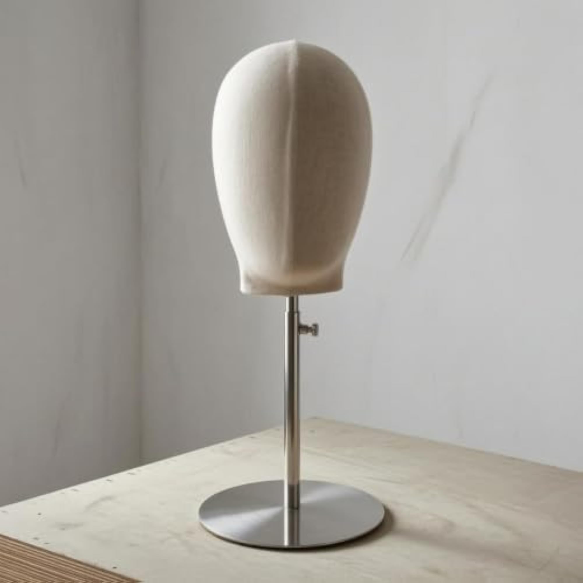 Stainless Steel Cloth-Covered Head Stand Display