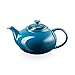 Le Creuset Teiera Classic, 1,3 litri, per 3/4 Tazze, Gres Vetrificato, Deep Teal