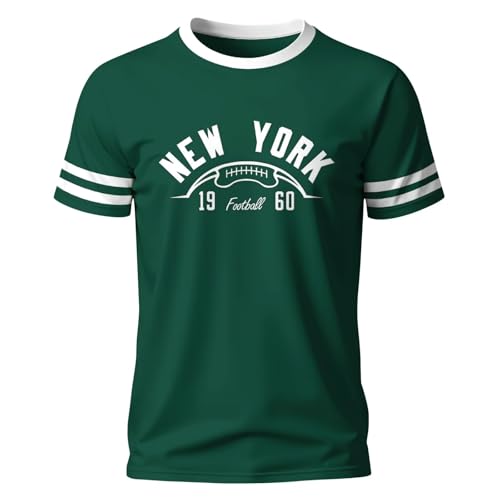 Image of ANTKING T-Shirt Custom Name Number Crewneck Short Sleeve for Men Youth Gifts