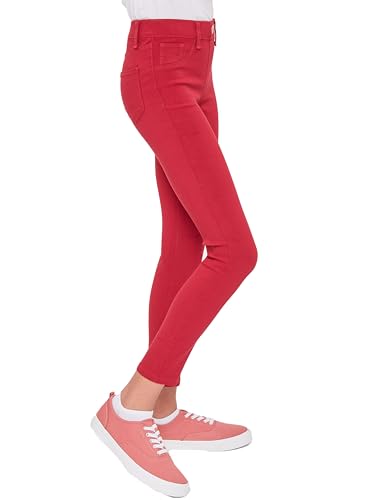 YMI Jeans Girls' Stretch Skinny School Color Pants2