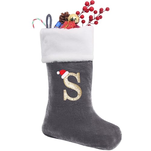 Sailup 20 Inches Monogram Christmas Stockings with...