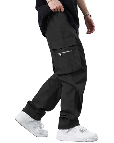 Image of Noble Monk Men's Cargo Pant | Drawstring | Solid Cargo | Multi Pockets Trackpant
