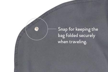 Foster-Stephens Quality, Thick, Sturdy, Long-lasting Oxford Cloth Travel Bags for Dresses and Suits | Grey or Black 42” or 62” Length | (42'', Grey)