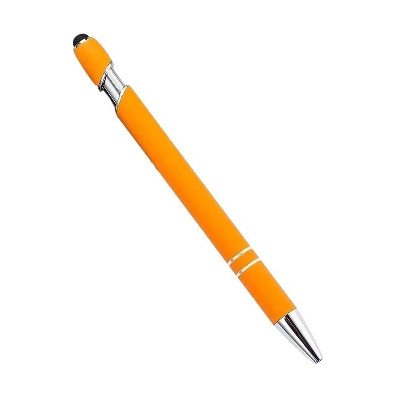 Stylos à bille personnalisés en métal avec embout tactile pour bureau et école x100