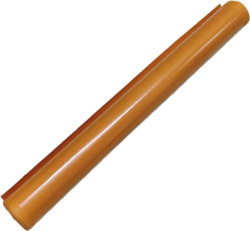 Image of Cubic Laminated Orange Kraft Paper Roll - 90 GSM | Pack of 2 | 24 Feet Long | Waterproof & Durable Wrapping Paper for Packaging, Crafts & Decorations