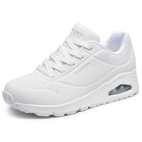 Skechers Women's Uno - Stand On Air Sneaker, White, US 6 [Warehouse]
