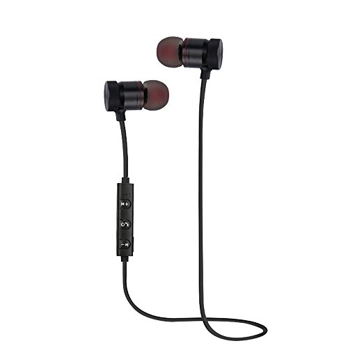 chenqiu Wireless Headphones,Sport Earphones in Ear HD Stereo Earbuds Noise Cancelling Headset with Mic and IPX4 Sweatproof Compatible with iOS X 8 7 Plus Samsung Galaxy S9 S8 S7 Android Phones