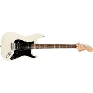 Affinity Stratocaster HH Laurel Olympic White - Les Beatles, Paul McCartney, John Lennon, RIngo Starr, George Harrison