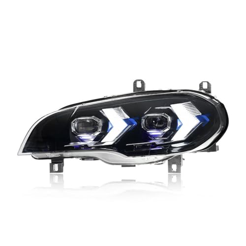 Faros LED BMW X5 E70 con proyector Angel Eye y luces de circulación diurna 6