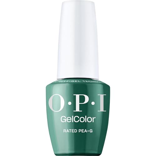 OPI GelColor Rated Pea-G | Opaque Cool Green Crème LED