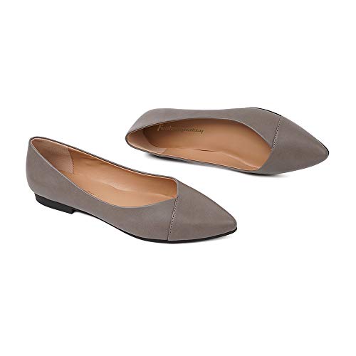 Image of FUNKYMONKEY Women's Classic Ballet Flats Casual Comfort Slip On Flats Shoes