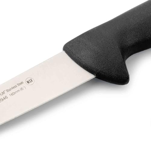 Arcos Faca de lâmina estreita de açougueiro de 160 mm 2900 de 160 mm, preta