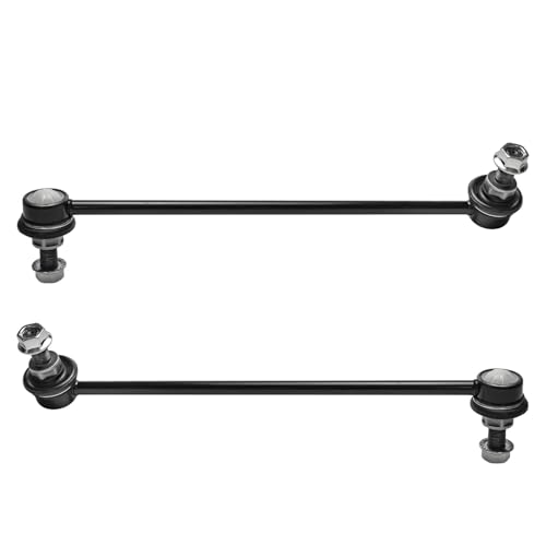 Image of Detroit Axle - 10pc Front Struts Suspension Kit for 2014-2020 Nissan Rogue 2017-2020 Rogue Sport 2017-2019 Qashqai, 2 Struts with Coil Spring 4 Inner Outer Tie Rods 2 Sway Bars 2 Boots Replacement