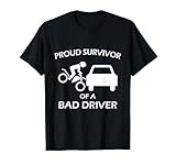 Motorcycle Accident Tshirt, Proud Survivor T-Shirt